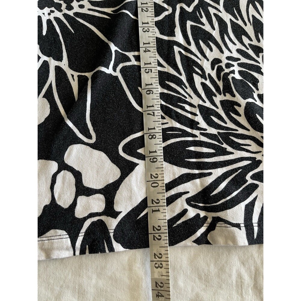 Alfred Dunner Blouse Sz Petite Small 3/4 Sleeve Floral Y2k 2000's Retro Elegant - Picture 7 of 12